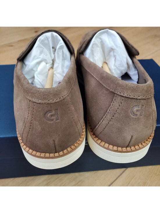Cole Haan Mens Suede Penny Loafers Size 8 Truffle Brown Leather C41635 Dress New main image 10